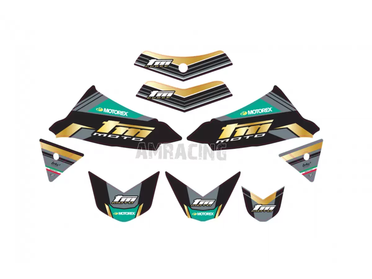 KIT DE ADHESIVOS - TM MOTO - MY 2026 BLACK EDITION S/POST.